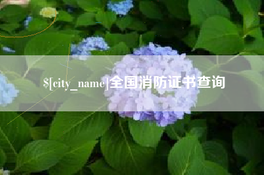 营口全国消防证书查询