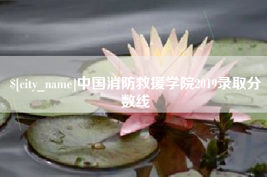 营口中国消防救援学院2019录取分数线
