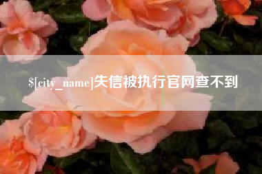 营口失信被执行官网查不到