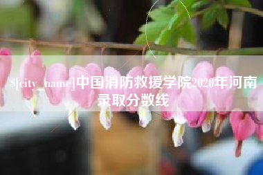 营口中国消防救援学院2020年河南录取分数线
