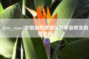 营口中国消防救援学院毕业就业前景如何