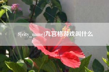营口九宫格游戏叫什么