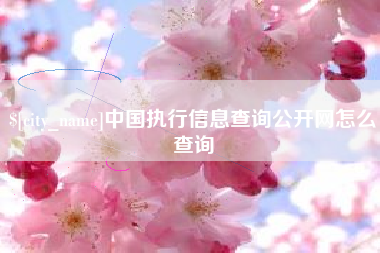营口中国执行信息查询公开网怎么查询
