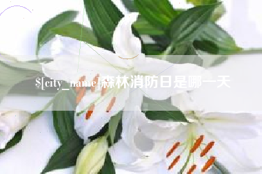 营口森林消防日是哪一天
