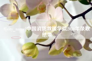 营口中国消防救援学院2020年录取结果