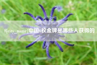 营口中国6枚金牌是哪些人获得的