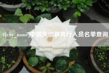营口中国失信被执行人员名单查询