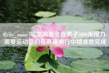 营口哈尔滨亚冬会男子5000米接力-需要运动员们在高速滑行中精准地完成