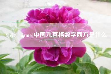 营口中国九宫格数字西方是什么