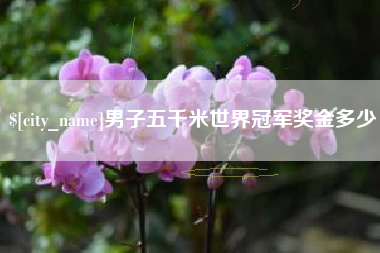 营口男子五千米世界冠军奖金多少