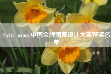 营口中国金牌图案设计大赛获奖名单