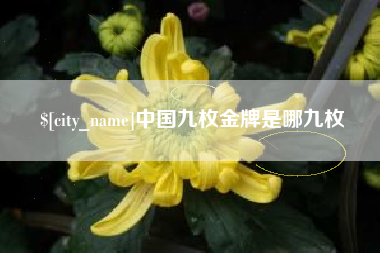 营口中国九枚金牌是哪九枚