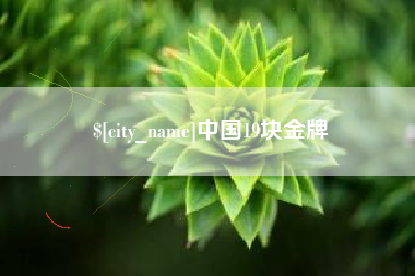 营口中国19块金牌
