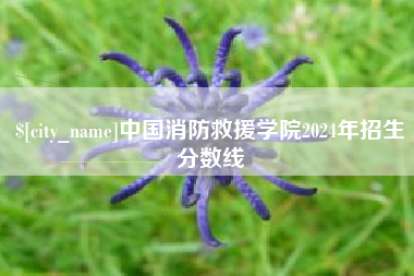 营口中国消防救援学院2024年招生分数线