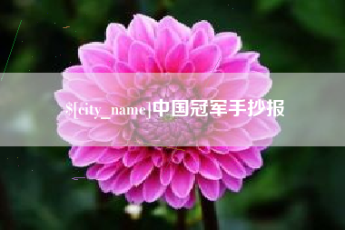 营口中国冠军手抄报