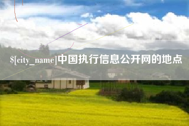营口中国执行信息公开网的地点