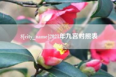 营口2021年九宫对照表