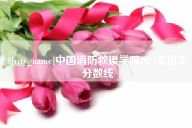 营口中国消防救援学院2021年招生分数线