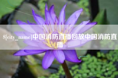 营口中国消防直播回放中国消防直播