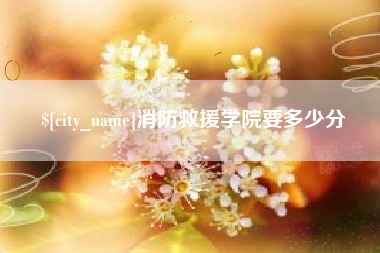 营口消防救援学院要多少分